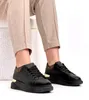Czarne Sneakersy Zdobione Tłoczeniem Peyton